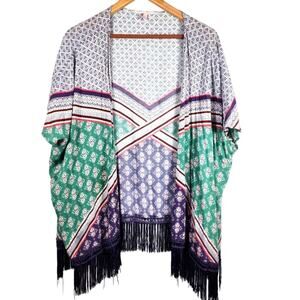 Women's Victoria Secret Bohemian Sheer Kimono Swim Cover Up Size Small